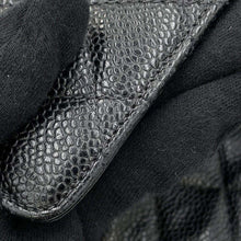 将图像加载到图库查看器中,CHANEL Matelasse Double Flap ChainShoulder BlackA01112 Caviar Leather