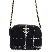 Load image into Gallery viewer, CHANEL PochetteChainShoulder Black Tweed