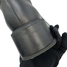 Load image into Gallery viewer, CHANEL CCCC Logo lace-up boots BlackG33169 Leather Enamel Size 37 1/2C