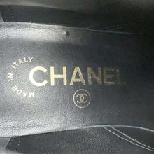 Load image into Gallery viewer, CHANEL CCCC Logo lace-up boots BlackG33169 Leather Enamel Size 37 1/2C