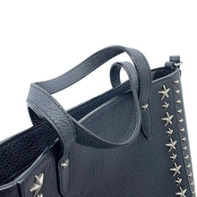 将图像加载到图库查看器中,JIMMY CHOO Pegasi Star Studded 2way Handbag Black Leather