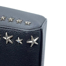 将图像加载到图库查看器中,JIMMY CHOO Pegasi Star Studded 2way Handbag Black Leather