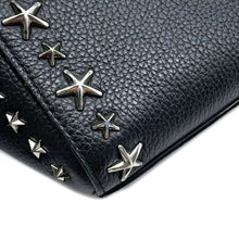 将图像加载到图库查看器中,JIMMY CHOO Pegasi Star Studded 2way Handbag Black Leather
