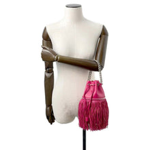 Load image into Gallery viewer, J&M DAVIDSON Shoulder Bag Pink Leather