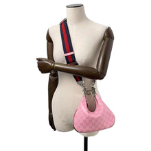 将图像加载到图库查看器中,GUCCI Attaché Shoulder Bag Pink699409 PVC Canvas