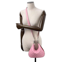 将图像加载到图库查看器中,GUCCI Attaché Shoulder Bag Pink699409 PVC Canvas