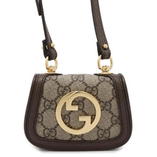 将图像加载到图库查看器中,GUCCI GG Supreme Blondie Shoulder Card Case Wallet Beige/Brown698635 GG SupremeCanvas/Leather