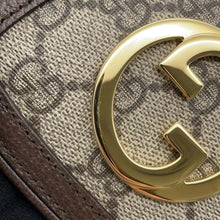 将图像加载到图库查看器中,GUCCI GG Supreme Blondie Shoulder Card Case Wallet Beige/Brown698635 GG SupremeCanvas/Leather
