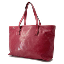 Load image into Gallery viewer, GUCCI GG Imprime Tote Bag Red211137 PVC Leather