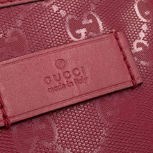 Load image into Gallery viewer, GUCCI GG Imprime Tote Bag Red211137 PVC Leather