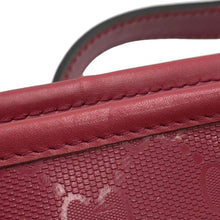 Load image into Gallery viewer, GUCCI GG Imprime Tote Bag Red211137 PVC Leather