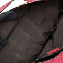 Load image into Gallery viewer, GUCCI GG Imprime Tote Bag Red211137 PVC Leather