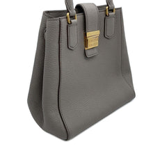 将图像加载到图库查看器中,MIUMIU 2wayHandbag Gray5BA266 Leather