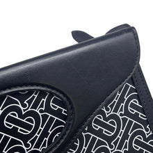 将图像加载到图库查看器中,BURBERRY 2wayBag Black/White Leather