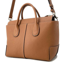 将图像加载到图库查看器中,TOD’S DI Bag BrownXBWDBSA0200WSSS410 Calf Leather Size Small