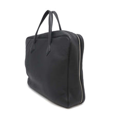 将图像加载到图库查看器中,HERMES Victoria Travel Bag Black Taurillon Clemence Size 50