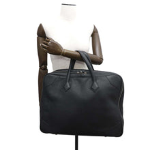 将图像加载到图库查看器中,HERMES Victoria Travel Bag Black Taurillon Clemence Size 50