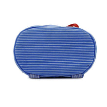 Load image into Gallery viewer, HERMES Horse Backpack Blue Canvas