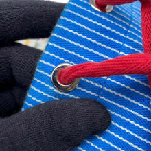 Load image into Gallery viewer, HERMES Horse Backpack Blue Canvas