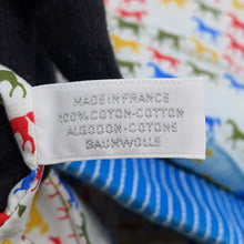 Load image into Gallery viewer, HERMES Horse Backpack Blue Canvas