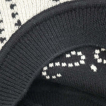 将图像加载到图库查看器中,HERMES Brid Dougala Dot Sweater Size 34 Black/White Cashmere63% Cotton35% Nylon2%