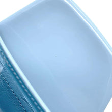 Load image into Gallery viewer, PRADA open toe clear mules Blue1XX644 Leather PVC Coated Canvas Size 36 1/2