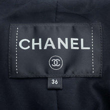 将图像加载到图库查看器中,CHANEL Tweed Short Jacket Size 36 BlackP71896 Cotton62% Nylon38%