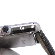 Load image into Gallery viewer, CARTIER ★Tank mast W22mm×H29.5mm Stainless Steel Leather Silver DialWSTA0042