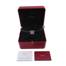 Load image into Gallery viewer, CARTIER ★Tank mast W22mm×H29.5mm Stainless Steel Leather Silver DialWSTA0042
