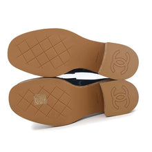 Load image into Gallery viewer, CHANEL heel loafers BlueG45142 Denim Size 36
