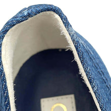 Load image into Gallery viewer, CHANEL heel loafers BlueG45142 Denim Size 36