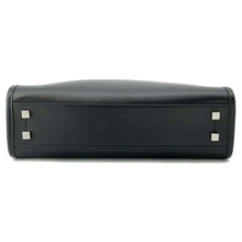 将图像加载到图库查看器中,JIMMY CHOO N/STote Bag BlackN/S TOTE/M ANR Leather Size Medium