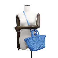 将图像加载到图库查看器中,BALENCIAGA ★Bistro 2WAYBag Blue671342 Patent Leather Size XS