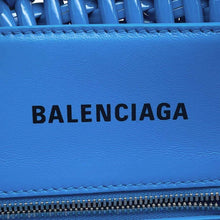 将图像加载到图库查看器中,BALENCIAGA ★Bistro 2WAYBag Blue671342 Patent Leather Size XS
