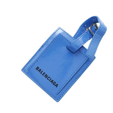 将图像加载到图库查看器中,BALENCIAGA Bistro 2WAYBag Blue671342 Patent Leather Size XS