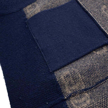 Load image into Gallery viewer, GUCCI GGJacquard knitted cardigan Size XS Navy/Brown660285 Cashmere93% Wool 7%