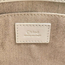 将图像加载到图库查看器中,Chloe Woody tote WhiteCHC23UP237 I60 Leather Size Mini