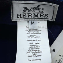Load image into Gallery viewer, HERMES Davis Cap Size M Encre Cotton100%