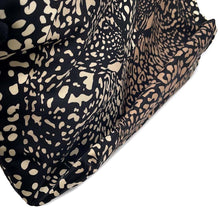 Load image into Gallery viewer, Ferragamo Gancini Tote Bag Black/Beige/Brown Nylon Canvas Leather