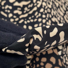 Load image into Gallery viewer, Ferragamo Gancini Tote Bag Black/Beige/Brown Nylon Canvas Leather