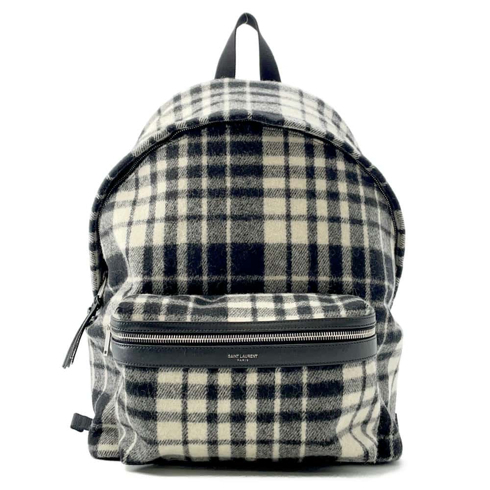 あや SAINT LAURENT PARIS CITY BACKPACK Mint Authentic SAINT LAURENT Paris city backpack black made