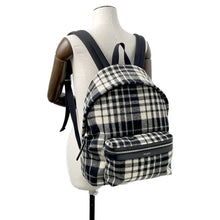 将图像加载到图库查看器中,SAINT LAURENT PARIS City Backpack Black/White534967 Canvas