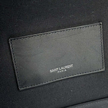 将图像加载到图库查看器中,SAINT LAURENT PARIS City Backpack Black/White534967 Canvas