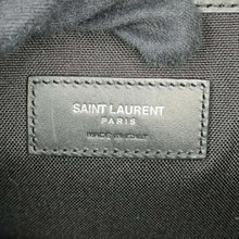 将图像加载到图库查看器中,SAINT LAURENT PARIS City Backpack Black/White534967 Canvas