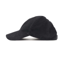 将图像加载到图库查看器中,PRADA Corduroy cap Size M Black2HC274 Cotton100%