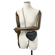 将图像加载到图库查看器中,BALENCIAGA Le Cagoule Heart Shoulder Bag Black722781 Lambskin