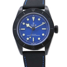 将图像加载到图库查看器中,TUDOR Black Bay Ceramic W41mm Ceramic Leather Rubber Blue Dial79210CNU