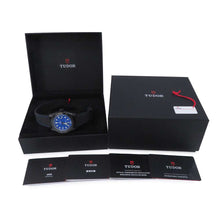 将图像加载到图库查看器中,TUDOR Black Bay Ceramic W41mm Ceramic Leather Rubber Blue Dial79210CNU