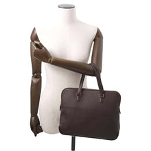 将图像加载到图库查看器中,HERMES Escapada Brown Fjord Leather