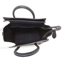 Load image into Gallery viewer, CELINE Luggage shopper Black189243DRU.38NO Drummed Calf Leather Size Nano